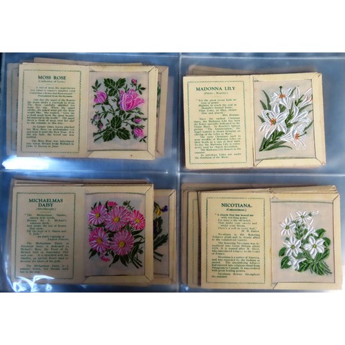 37 - Approx. 50+ Wix silk Floral cards with plain back folders