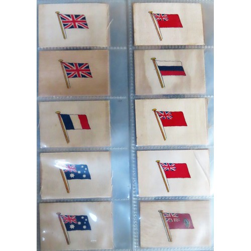 39 - Album of Approx. 400+ silk cards Inc. Football, Flags, Regimental Coats of Arms, Portraits, etc