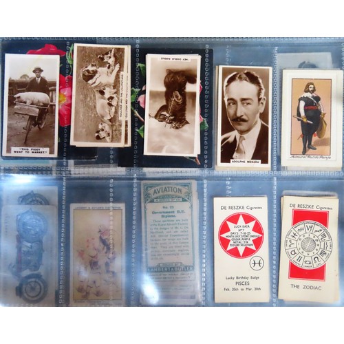 40 - Album of Approx. 300+ mixed cards Inc. early and late series numbers - various makers Inc. De Reszke... 