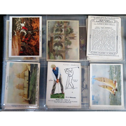 40 - Album of Approx. 300+ mixed cards Inc. early and late series numbers - various makers Inc. De Reszke... 