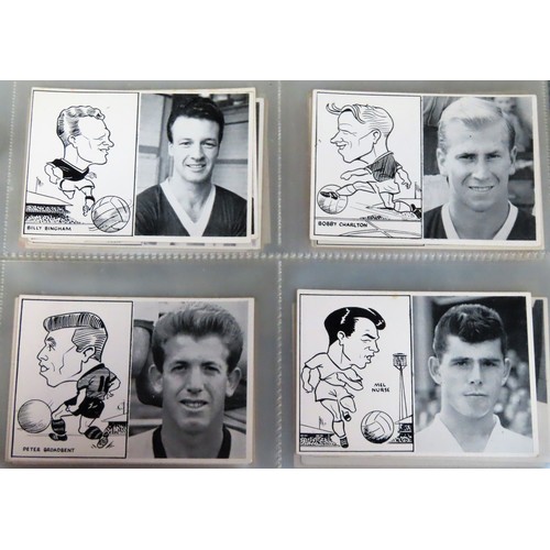 45 - Large selection of Football related card sets and odds including Star Teams 1961