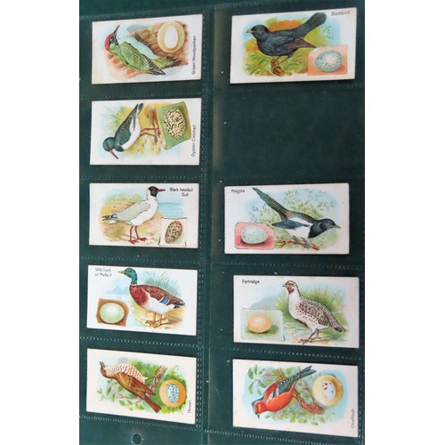 46 - Album of mixed trade and cigarette cards Inc. Gossage Birds, various Oxo sets Inc. British Cattle, F... 