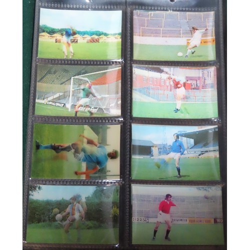 47 - Set of 52 The Sun 3D gallery of Football Stars including Terry Venables, John Toshack, Joe Royle, Br... 