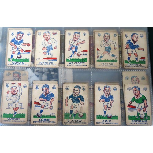 55 - Quantity of various football cards including S and B Torry Gilicks internationals