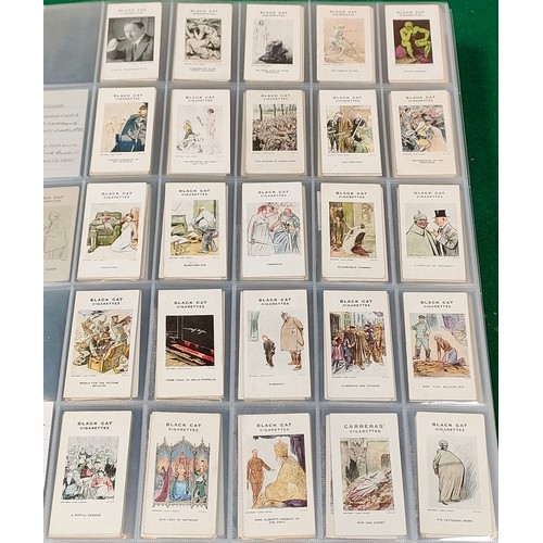 64 - Set of Carreras Famous Soldiers cards, plus set of Carreras War Cartoons cards