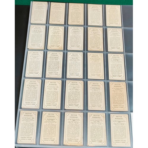 68 - Various Copes British Warriors cards with grey backs