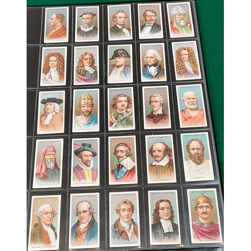 74 - Set of Ogdens Leaders of men cards, plus set of Ogdens Smugglers and Smuggling cards