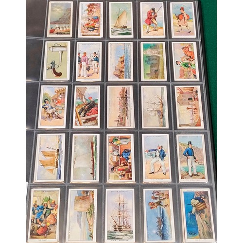 74 - Set of Ogdens Leaders of men cards, plus set of Ogdens Smugglers and Smuggling cards