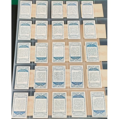 81 - Set of Wills Signalling series card, Set of Wills War incidents cards, plus other cards including va... 