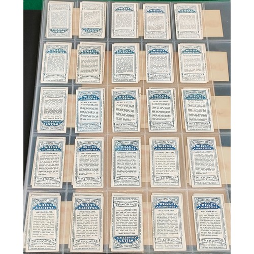 81 - Set of Wills Signalling series card, Set of Wills War incidents cards, plus other cards including va... 