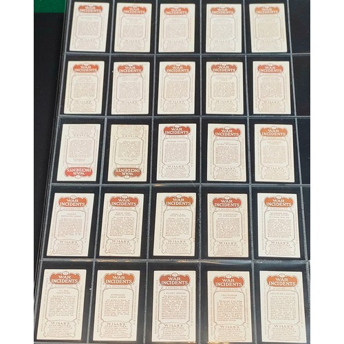 81 - Set of Wills Signalling series card, Set of Wills War incidents cards, plus other cards including va... 