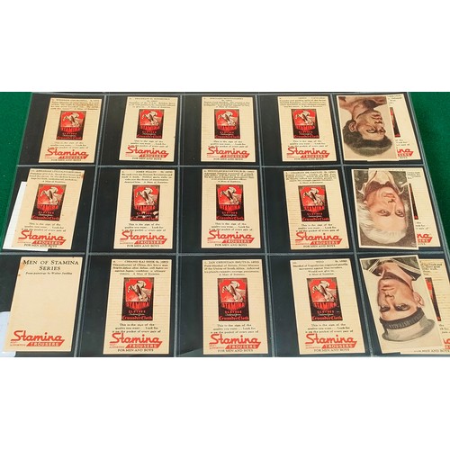 85 - Set of Stamina Clothing Australia Men of Stamina cards