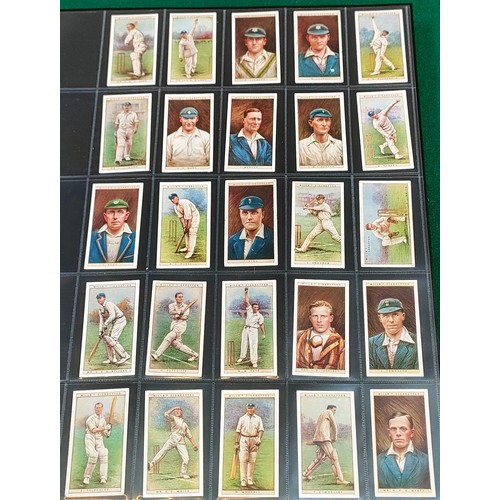 89 - Three sets of Wills cards including Billiards, Cricketers 1928 and Cricketers 2nd series