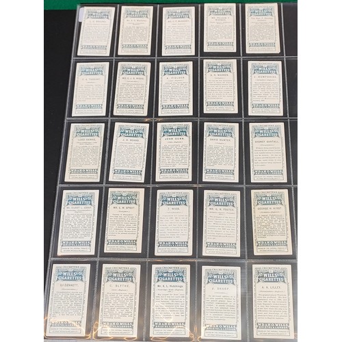 90 - Set of Wills Cricketers large cards