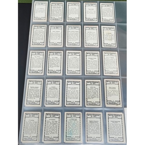 105 - Two sets of Gallahers cards 