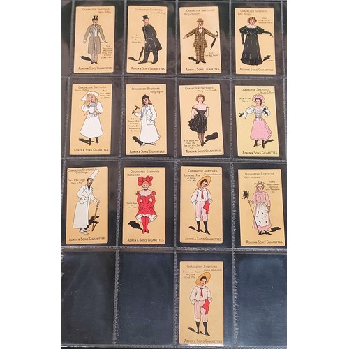 110 - Three sets of various Tobacco cards depicting Music and Stage