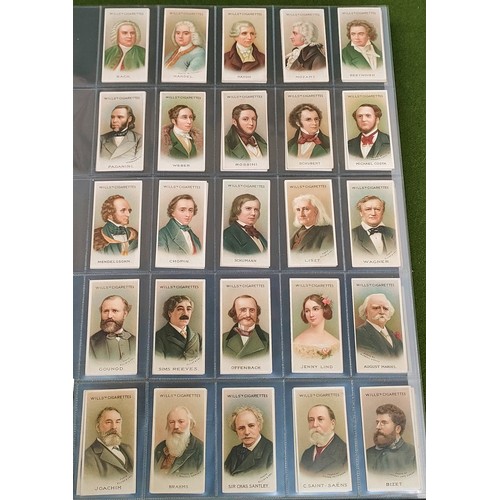 111 - Three sets of Music related Tobacco cards