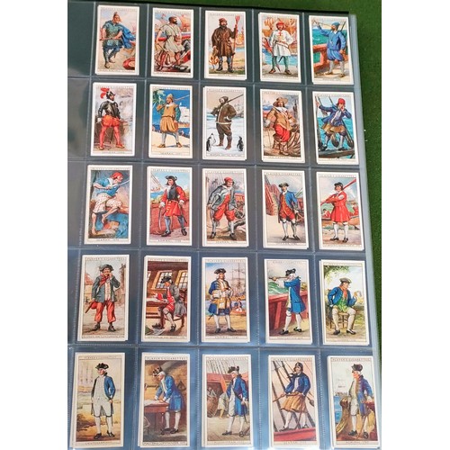 116 - Thirteen sets of Tobacco cards, various companies depicting Shipping, Railway, Aircraft etc