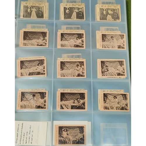 119 - Ten sets of Pesquera Mexico cards with females