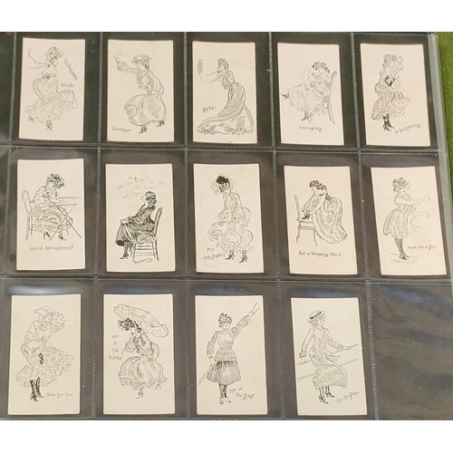 122 - Various Wills Australia sketches in black and white, various backs. Approx. 39 of 40