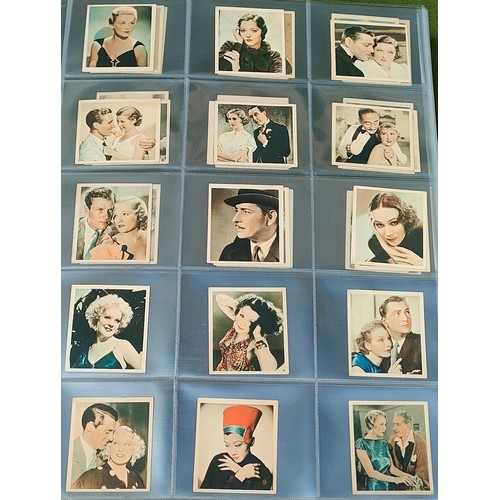 124 - Selection of various Film Star related Tobacco cards