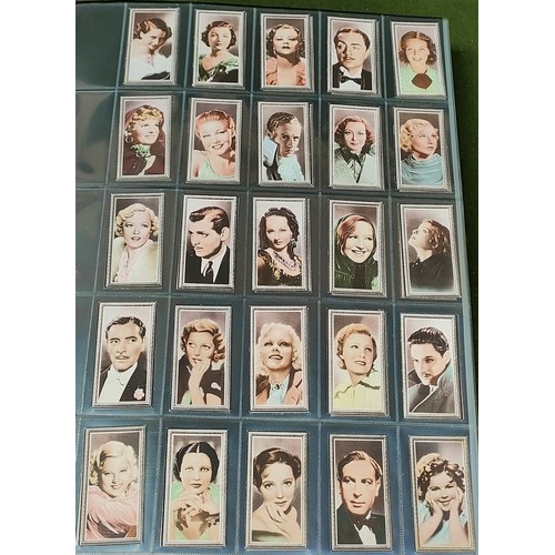 124 - Selection of various Film Star related Tobacco cards