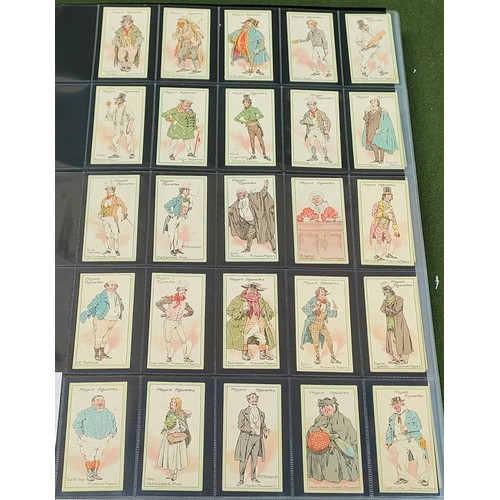 125 - Fourteen sets of mixed tobacco cards, various companies, with premium cards