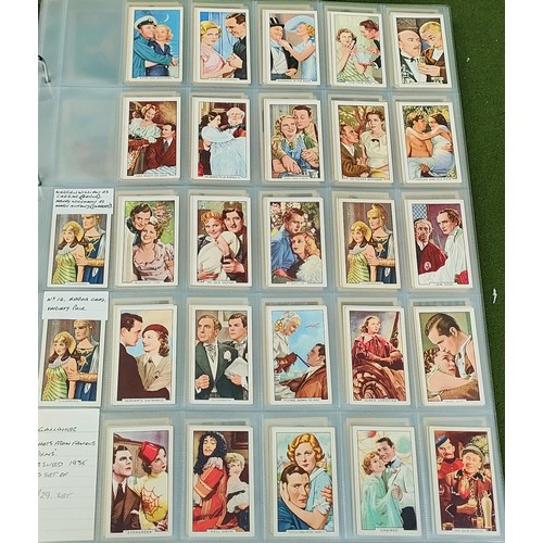 126 - Large quantity of various cards depicting Film Stars and Beauties including Laurel and Hardy etc, va... 