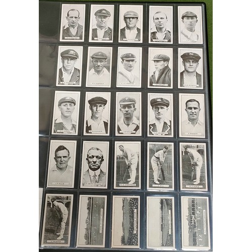 131 - Two sets of cards - Australian Cricketers by Morris and Winter Sports by Lambert and Butler