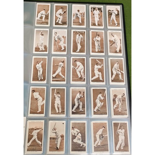 133 - Three sets of cards - Cricket 1926 and Prominent Cricketers of 1938 by Ogdens, Plus Famous Footballe... 