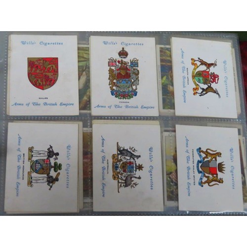 141 - Five albums of mixed cigarette cards, mostly Players and Wills sets