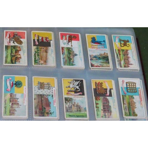 141 - Five albums of mixed cigarette cards, mostly Players and Wills sets