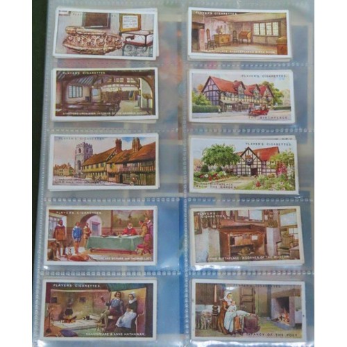 143 - Four albums of various Cigarette card sets, mostly Players some Ardath