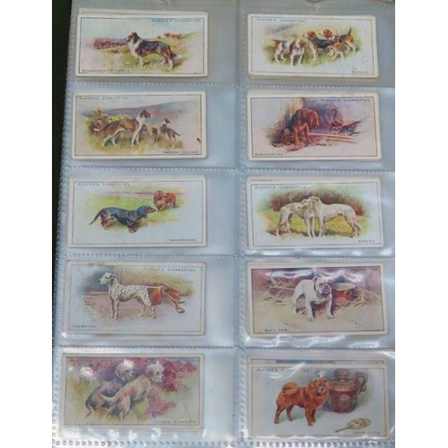 143 - Four albums of various Cigarette card sets, mostly Players some Ardath