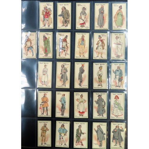 151 - Set of Players Characters from Dickens trade cards