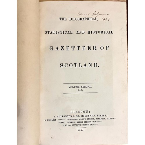 22 - GAZETTEER PARLIAMENTARY 1840-43 ENGLAND AND WALES, FOUR VOLUMES, PUBLISHED FULLARTON 1843, BINDING T... 