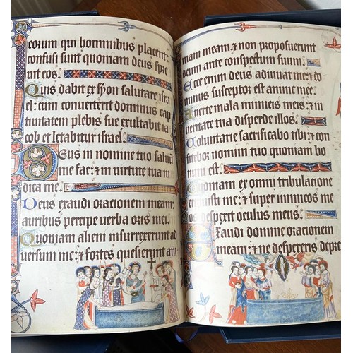 16 - THE LUTTRELL PSALTER INCLUDING COMMENTARY, LIMITED EDITION No769/1100, BOUND IN GOAT SKIN