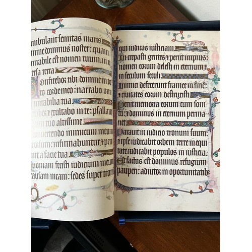 16 - THE LUTTRELL PSALTER INCLUDING COMMENTARY, LIMITED EDITION No769/1100, BOUND IN GOAT SKIN