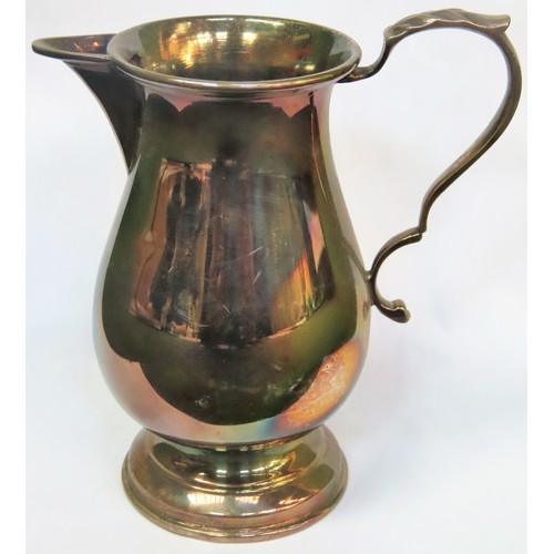 341 - Hallmarked silver jug, Sheffield Assay. 96.6g