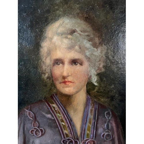 14 - ATTRIBUTED TO WILLIAM A SHACKLETON, OIL ON CANVAS, PORTRAIT OF A LADY, GILT FRAME, APPROX 86 x 56cm