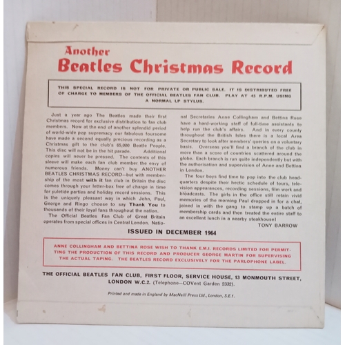 20 - The Beatles 1964 Fan Club Christmas flexi record with 1964 flexi no sleeve