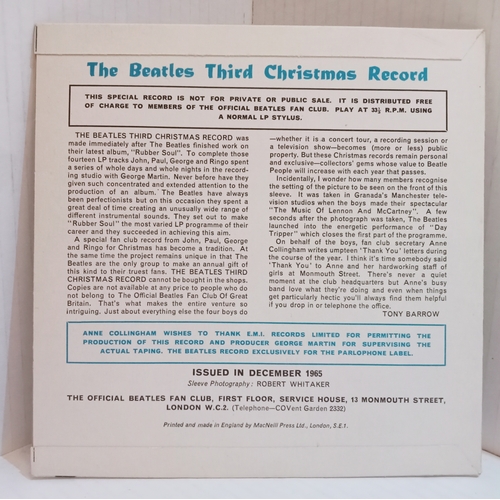 22 - The Beatles 1965 Fan Club Christmas flexi record.