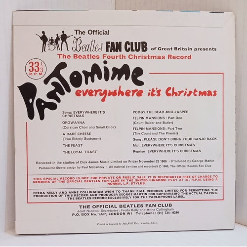 23 - The Beatles 1966 Fan Club Christmas flexi record.