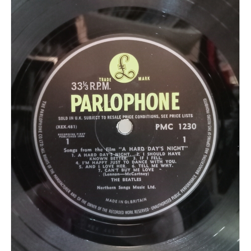 27 - The Beatles A Hard Day’s Night PMC 1230 Mono Black & Yellow Parlophone Label, with “The Parlophone C... 