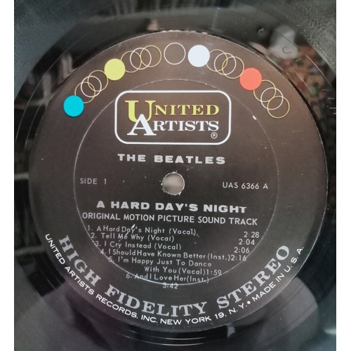 28 - The Beatles A Hard Day’s Night UAS 6366 Stereo United Artists first issue with “I Cry Instead” label... 