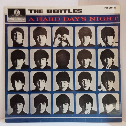 31 - The Beatles A Hard Day’s Night PMC 1230 Mono Black & Yellow Parlophone Label, with “The Parlophone C... 