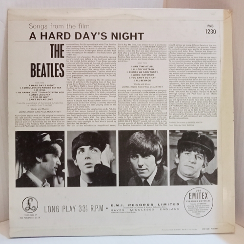 31 - The Beatles A Hard Day’s Night PMC 1230 Mono Black & Yellow Parlophone Label, with “The Parlophone C... 