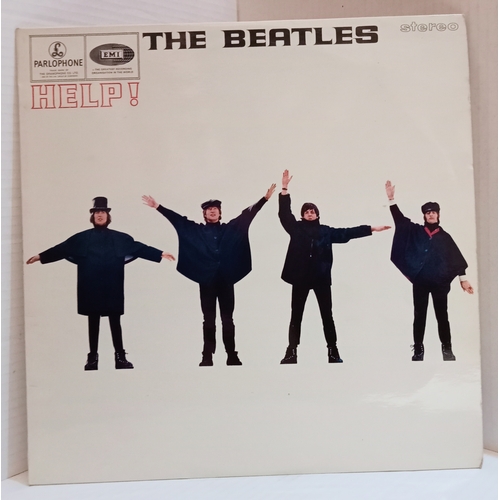 37 - The Beatles HELP! PCS 3071 Stereo Black & Yellow Parlophone Label. First pressing excellent conditio... 