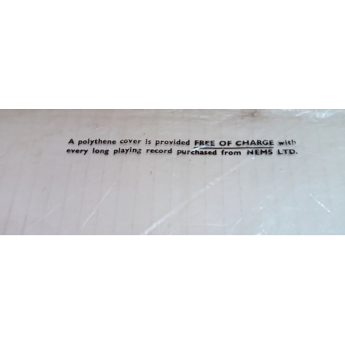 38 - NEMS Ltd polythene record sleeve features wording printed at top of sleeve “A polythene cover is pro... 