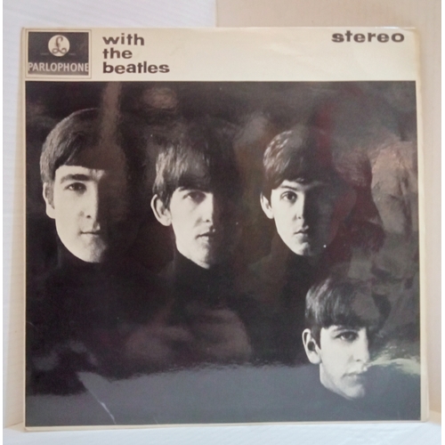 40 - The Beatles With The Beatles PCS 3045 Stereo Black & Yellow Parlophone Label. First pressing excelle... 